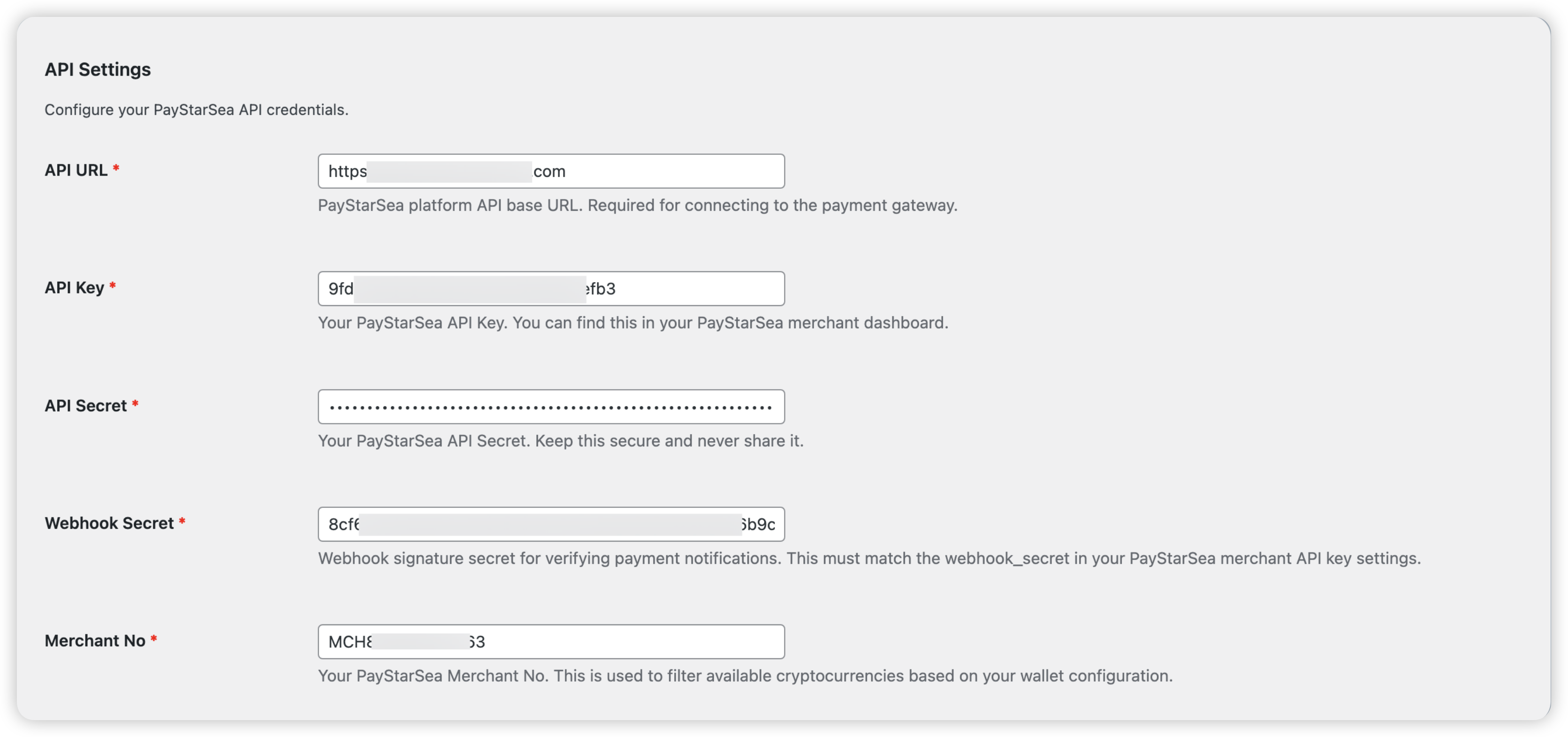 WooCommerce API Configuration